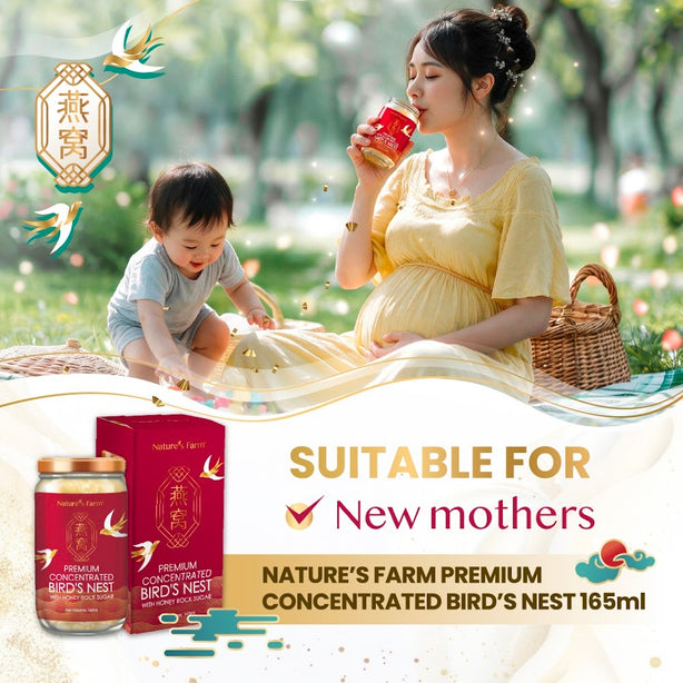 Nature's Farm® Premium Concentrated Bird's Nest with Honey Rock Sugar 165ml x 4s