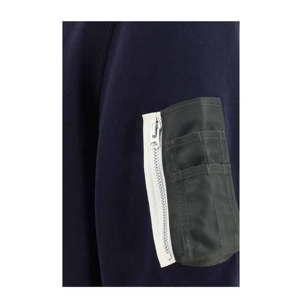Terry Cloth Zip Polo
