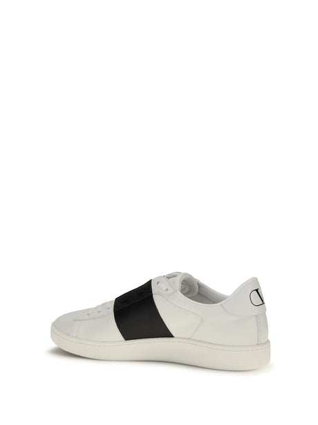 Valentino Garavani Open Sneakers - White-Black/Black/White