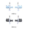 [SYNK:COMPLEXITY] aespa GOOD LUCK DOLL KEYRING (International Shipping)-Random