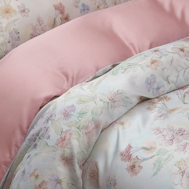 Intero MCD Lyocell Printed 1500TC Cooling Soft Luxury Bedding Fitted Sheet Set Gentle on Skin 1500 Thread Count