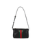 Horsebit Web Small Calf Leather Shoulder Bag - Black