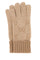 Beige Cashmere Blend Gloves