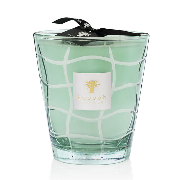 Baobab Collection Waves Nazare Candle - Green (Max 16)