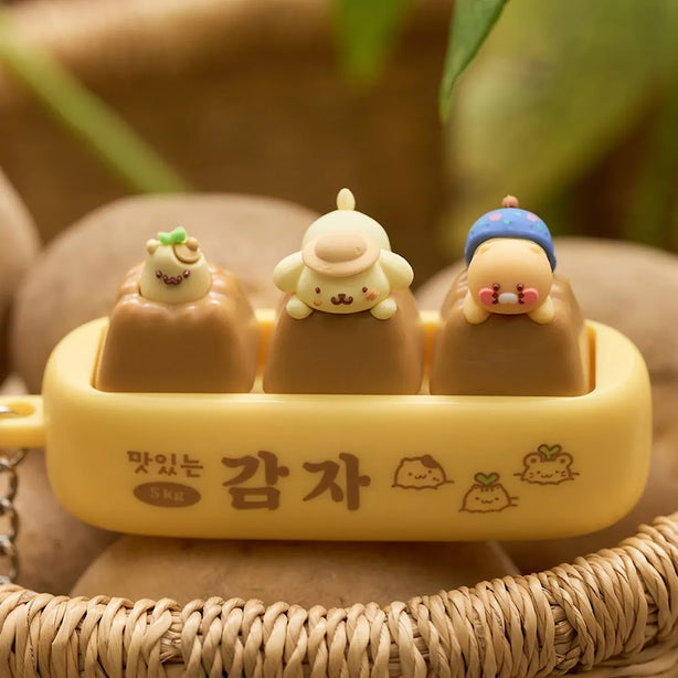 [POMPOMPURIN X KAKAO FRIENDS] Kakao Friends Clicker Keycap Figure Keyring - Choonsik (International Shipping)