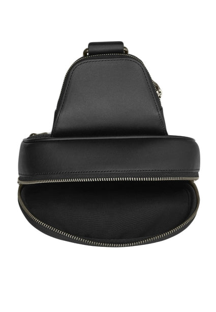 Coach Mens Ethan Pack In Signature Canvas - Gunmetal/Black