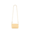 Beige Diamond Quilted Chain Shoulder Bag