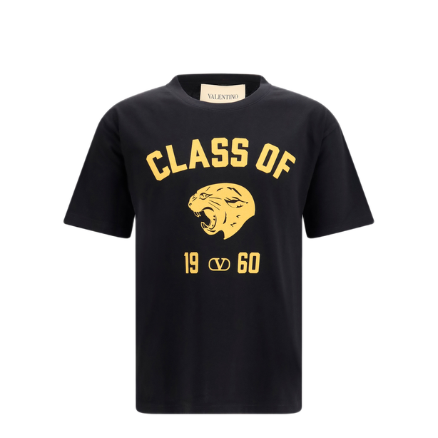Panther Print Cotton T Shirt