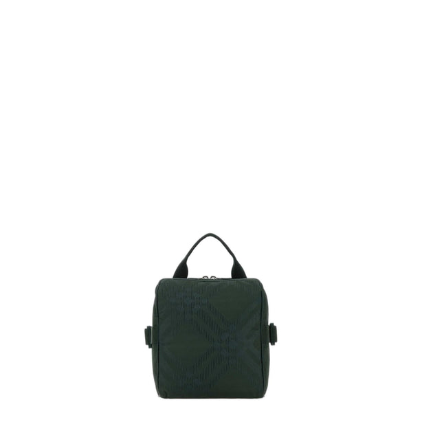 Vintage Check-jacquard Nylon-Blend Shoulder Bag - Vine