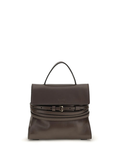 Moschino Tie Me Handbag - Cioccolato