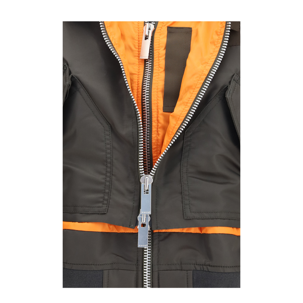 Double Zip Nylon Jacket