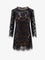 Self Portrait Black lace mini dress