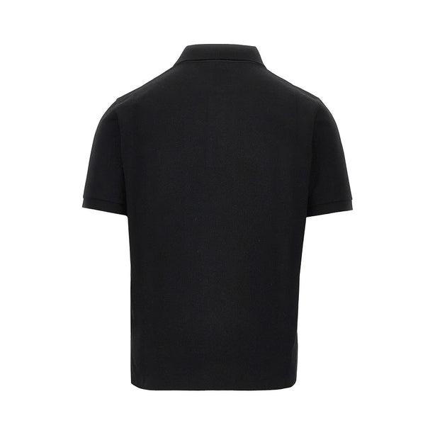 SAINT LAURENT Cassandre embroidery Boxy polo shirt