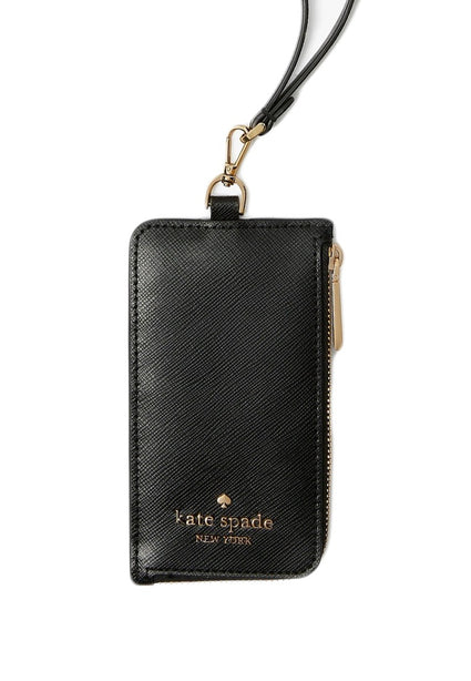 Kate Spade Madison Card Case Lanyard - Black