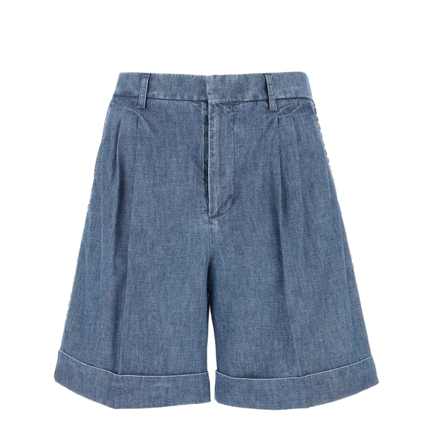 Denim Bermuda Shorts