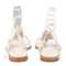 Asymmetrical Lambskin Sandal