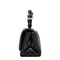 One Size Quilted Leather Shoulder Bag - Black