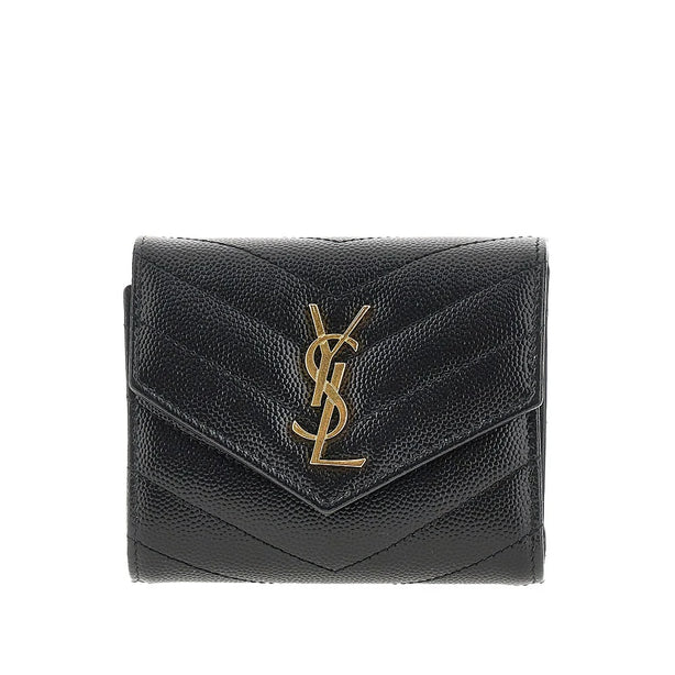 SAINT LAURENT Cassandre' leather multi-folded wallet