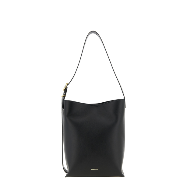 Cannolo Calfskin Tote - Black
