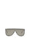 AlaïA Mask Sunglasses - Black-Black-Grey