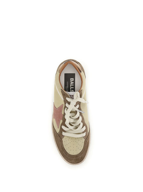 Golden Goose Ball Star Sneakers - Vintage Yellow/Beige/Pink/Bronze