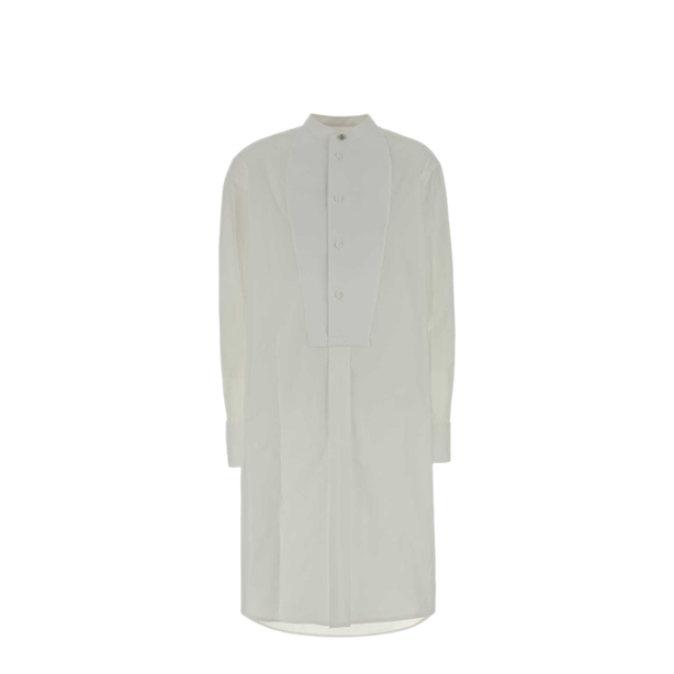 White Poplin Oversize Shirt