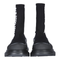Graffiti Knit Tread Slick Boot Black