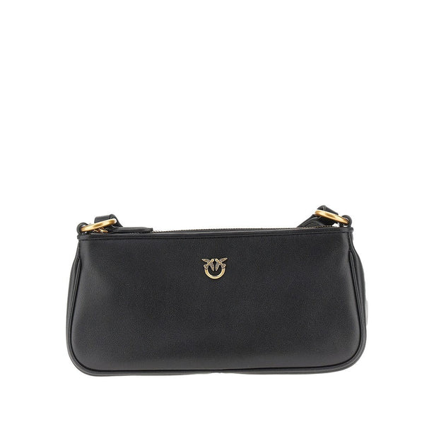 PINKO Leather mini baguette bag