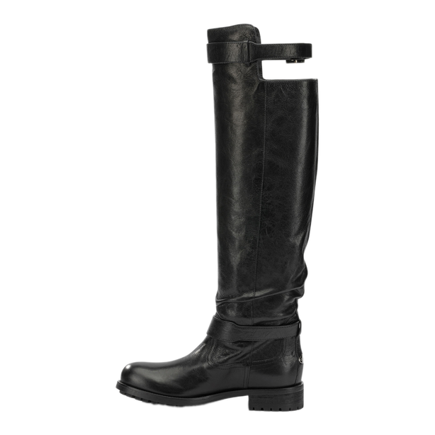 Biker Knee High Boots