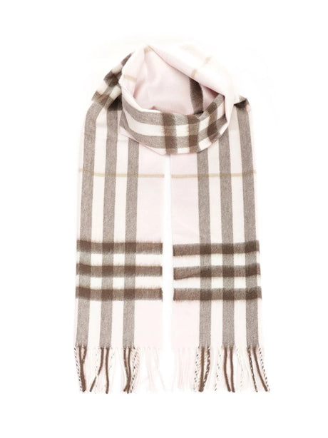 Burberry Cashmere Check Scarf - Rose