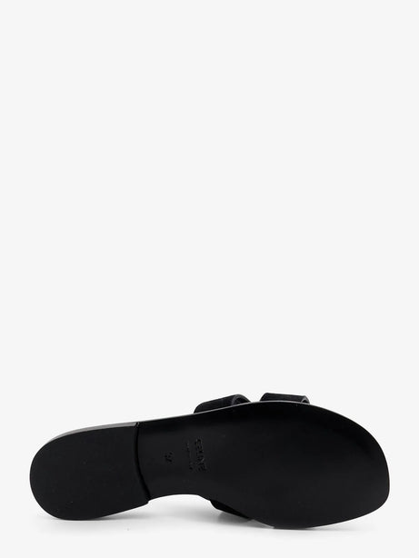 Celine Marina suede sandals with Triomphe logo - Black