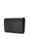 Saint Laurent Cassandre Grain de Poudre Leather Wallet on Chain - Black