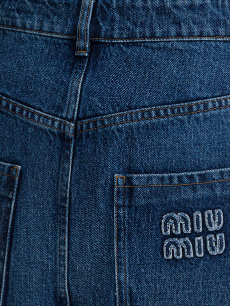 Miu Miu Denim miniskirt - Blue