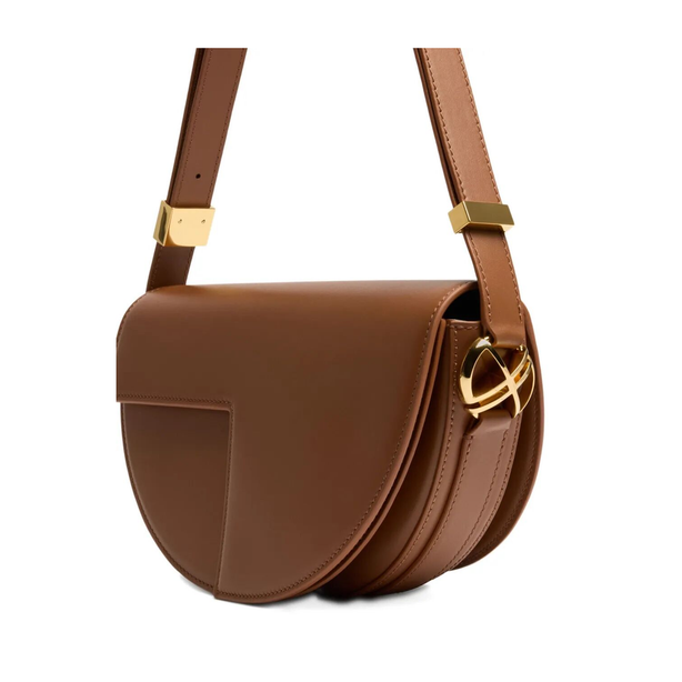 Calf Leather Shoulder Bag - Brown