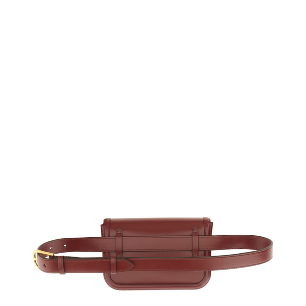 9to5 Calf Leather Pouch - Bordeaux