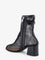Alaia 55 mesh and patent leather boots - Noir