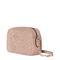 Small Camera Bag in Pink Beige Leather
