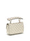 Valentino Garavani Rockstud Spike mini Top Handle Bag in nappa - Light Ivory
