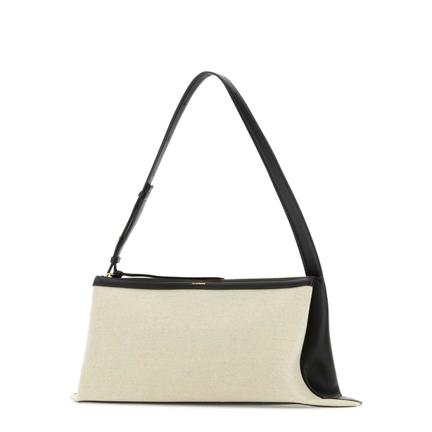 Empire Medium Canvas and Leather Shoulder Bag - Multicoloured