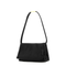 Black Leather Prisma Shoulder Bag