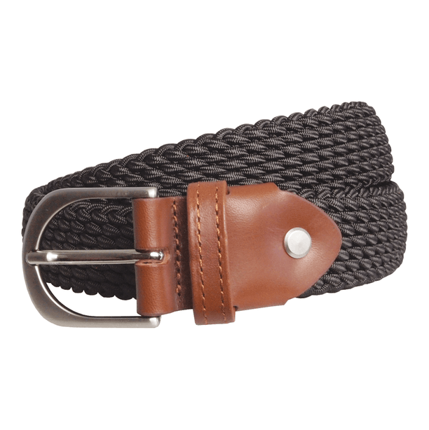 72 Smalldive Brown Slim Width Elastic Viscose Belt