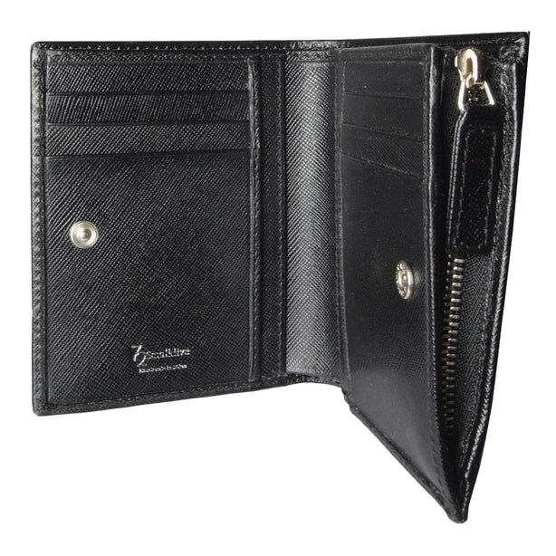 72 Smalldive 6 Card Sleeves Saffiano Leather French Wallet
