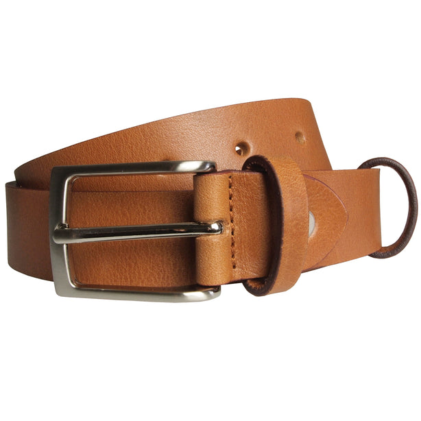 72 Smalldive Tan Slim Width Bridle Leather Belt
