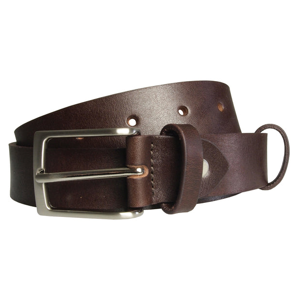 72 Smalldive Brown Slim Width Bridle Leather Belt