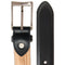72 Smalldive Black Slim Width Buffed Leather Belt