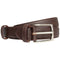72 Smalldive Brown Slim Width Fine Textured Leather Belt