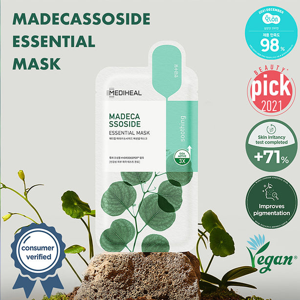 Mediheal Madecassoside Essential Mask Box (24ml x 10 Sheets)