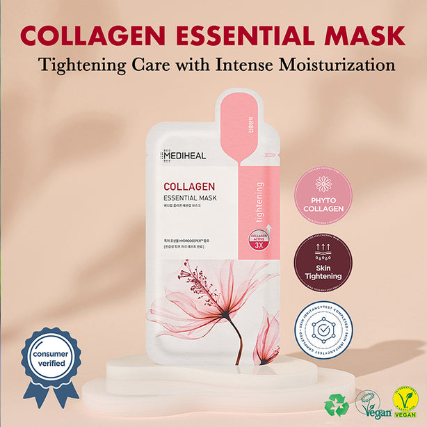 Mediheal Collagen Essential Mask Box (24ml x 10 Sheets)