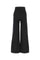 Black Polyester Blend Pant