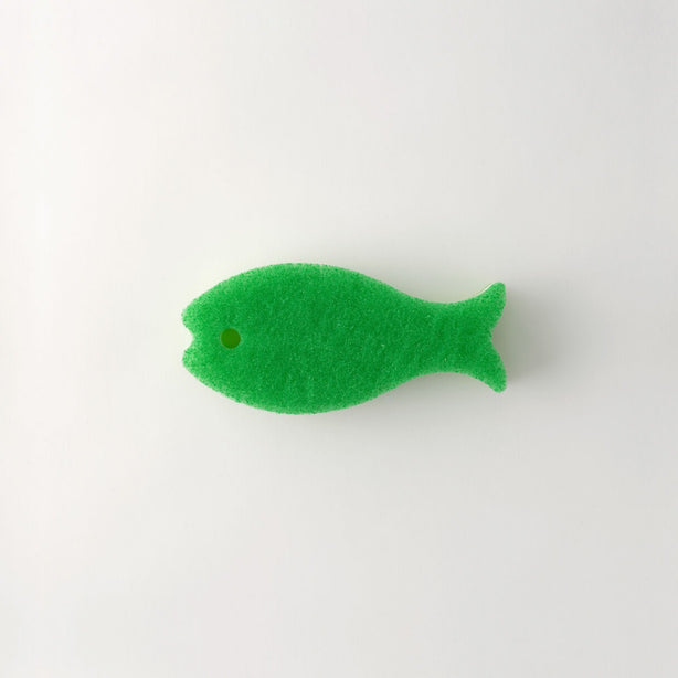 Osakana Kitchen Sponge (142x66x35mm) - Dk. Green
